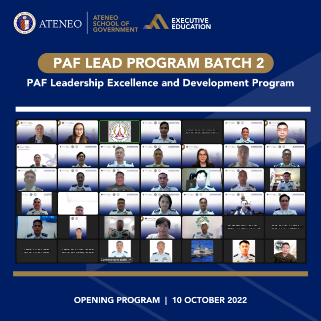 PAF LEAD Opening Class Picture