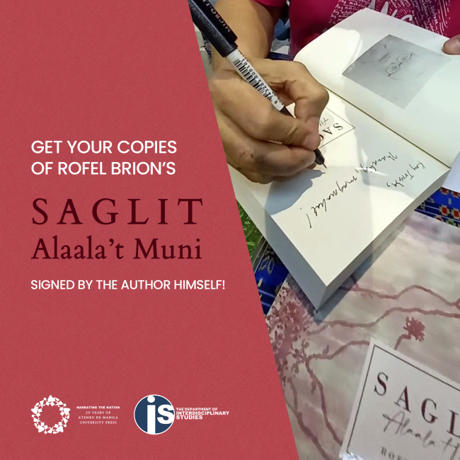 Get your copies of SAGLIT signed by Rofel Brion
