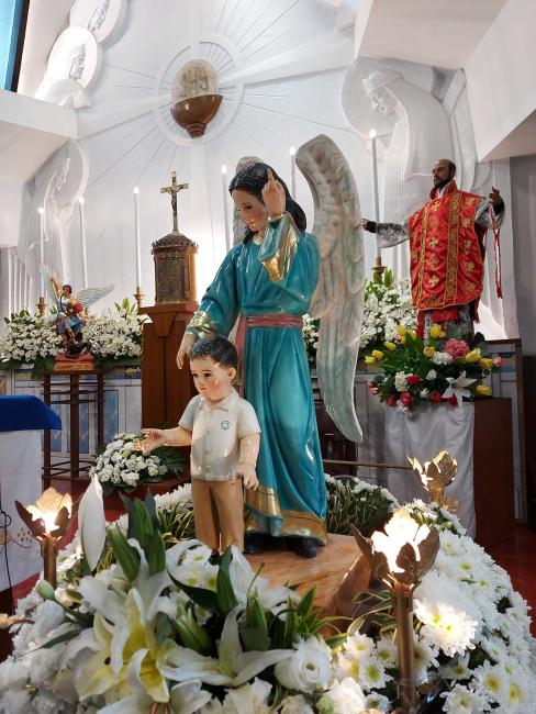 Image of the Holy Guardian Angel in the Chapel of the Holy Guardian Angels