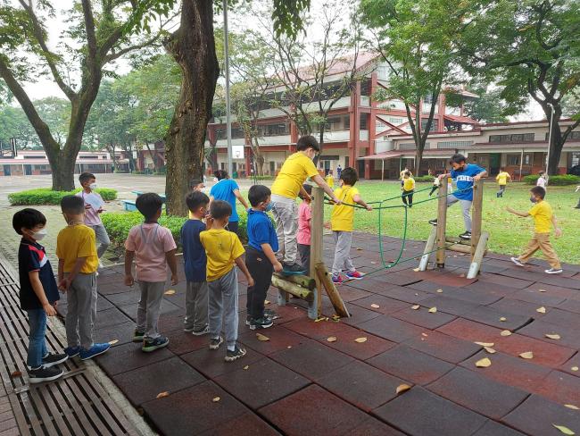 Play time for Grade 2 boys  