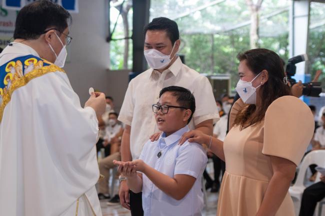 First Holy Communion in the morning of 12 November 2022  