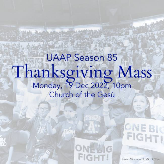 UAAP85 Thanksgiving Mass
