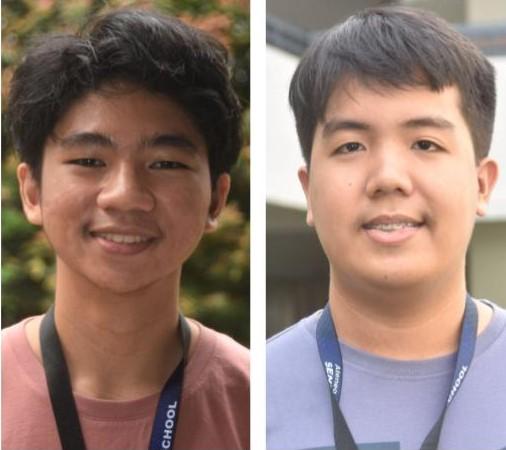 PAYA chess bronze medalists Liam Batnag and Raiz Roxas  