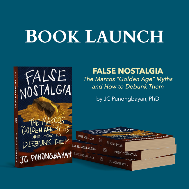 Book Launch | False Nostalgia: The Marcos "Golden Age" Myths and How to Debunk Them 
