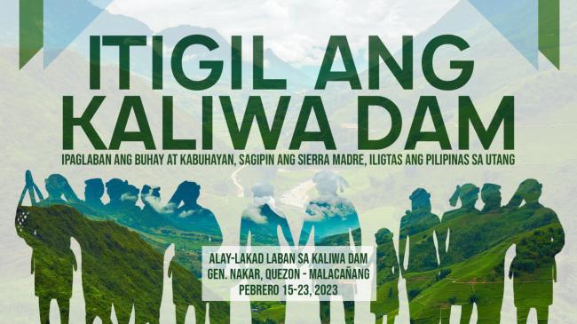 Poster_Itigil ang Kaliwa Dam