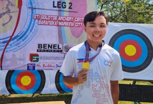 Gold medalist Ckheil Enecio 