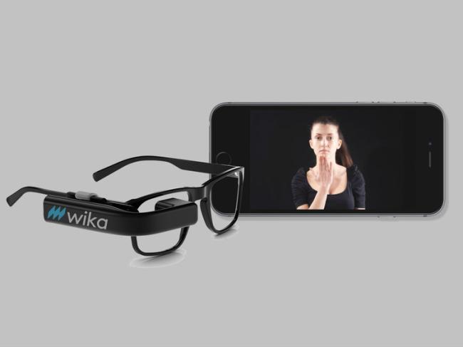 Wika Media's sign language glasses
