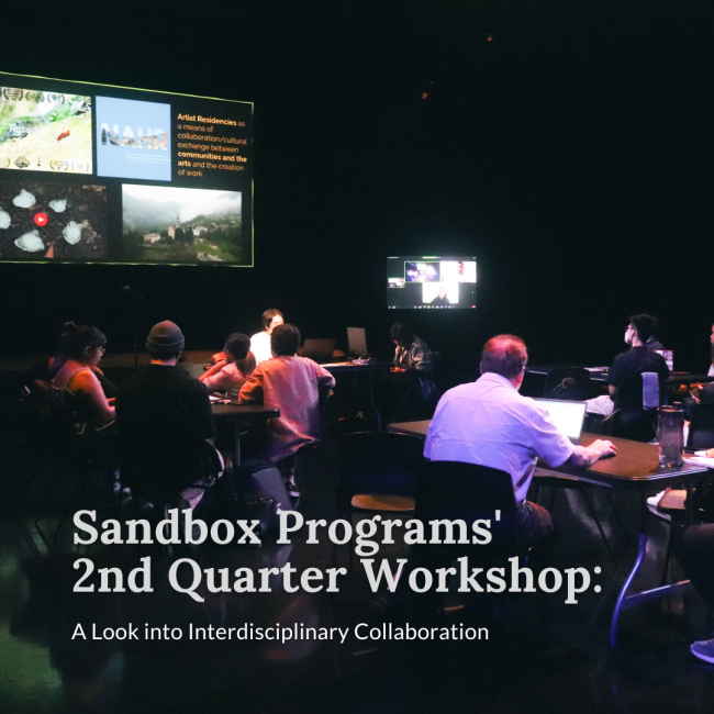 Sandbox Residency Q2 workshop 2023