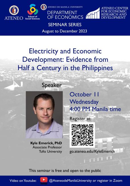 Electricity and Economic Development: Evidence from Half a Century in the Philippines