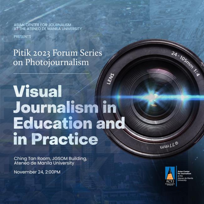 Pitik 2023: Visual Journalism in Education and in Practice