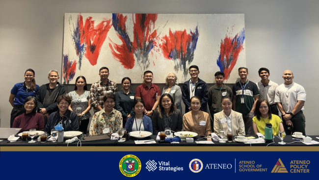 DOH - DPCB, in collaboration with Vital Strategies and ASOG, held a preparatory meeting for tobacco cessation services action planning