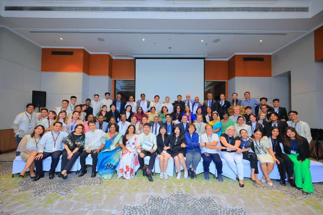 The SECRA Consortium with the heads of Philippine partner HEIs, keynote speakers, resource persons for Day 1, and students from Philippine HEIs.
