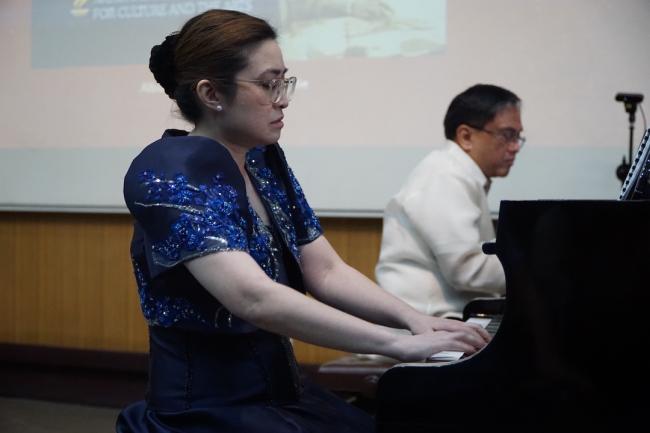 Karen Fatima Francisco and Peter Porticos perform Rodolfo Cornejo's Philippine Rhapsody No. 1