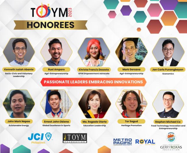 The honorees of the 2023 TOYM Awards