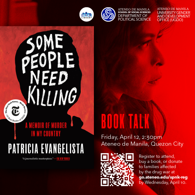 'Some People Need Killing' book talk