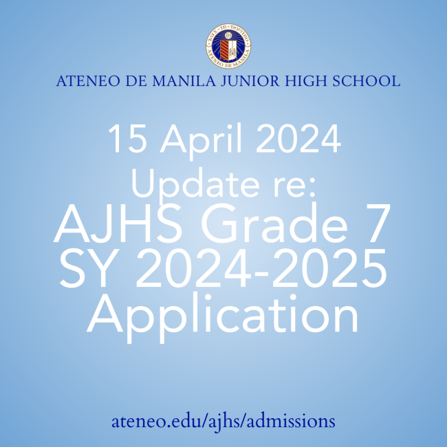 Update from AJHS OAS 15 April 2024 