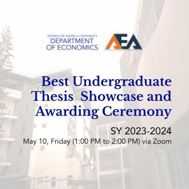 Best Undergraduate Thesis Page 1