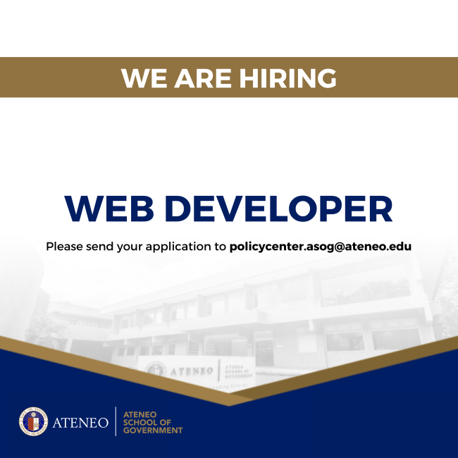 Call for Applications: Web Developer