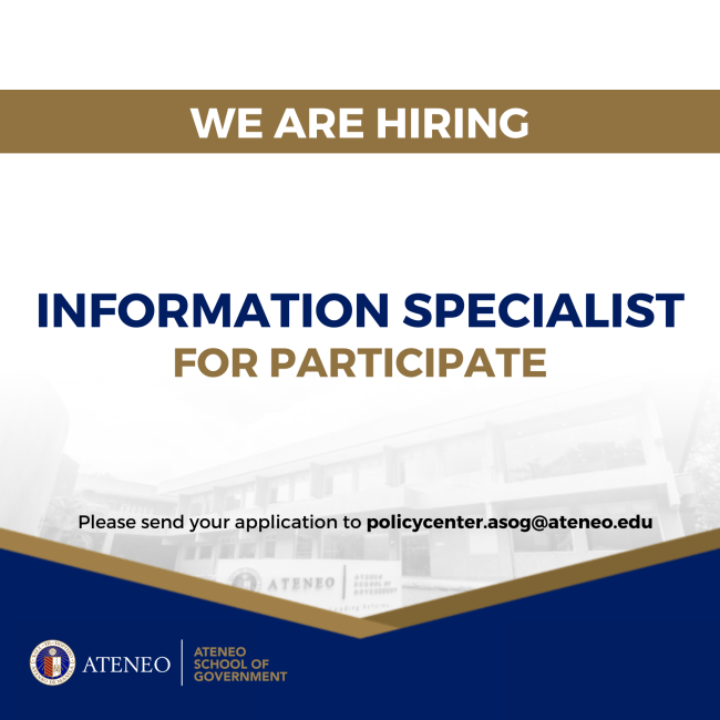 Call for Applications: Information Specialist