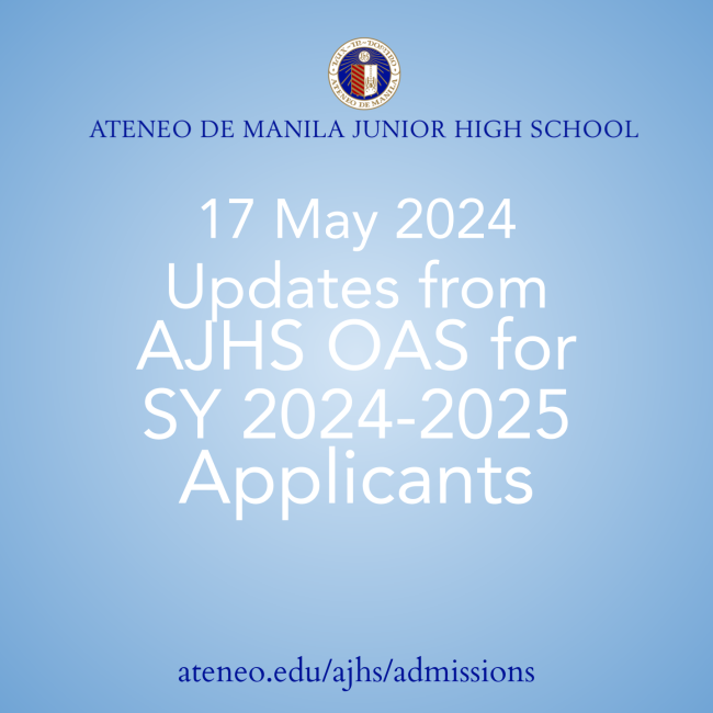 17 May 2024 Updates from AJHS OAS 
