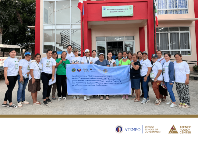 Ateneo holds preliminary site visit, risk assessment, and stakeholder mapping workshop in Bohol for the Sustainable and Disaster-Resilient Housing Project