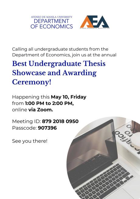 Best Undergraduate Thesis Page 1