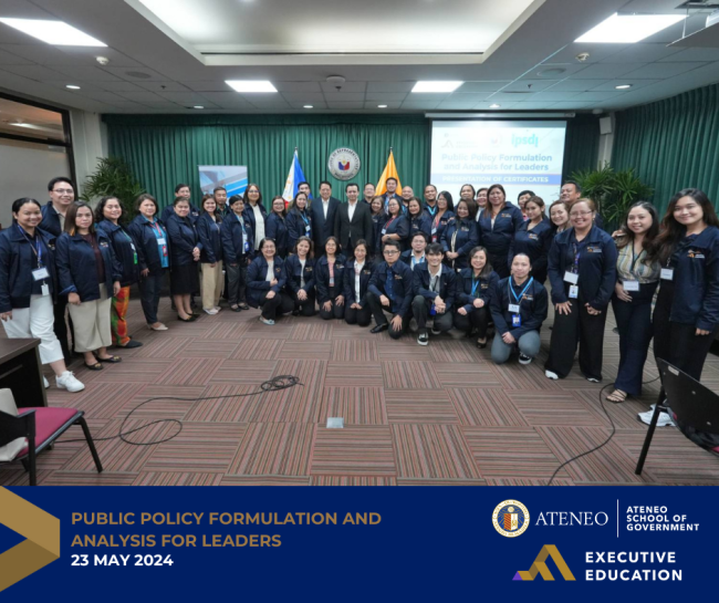 Training Workshop with HRep Executives on  Public Policy Formulation and Analysis for Leaders Course