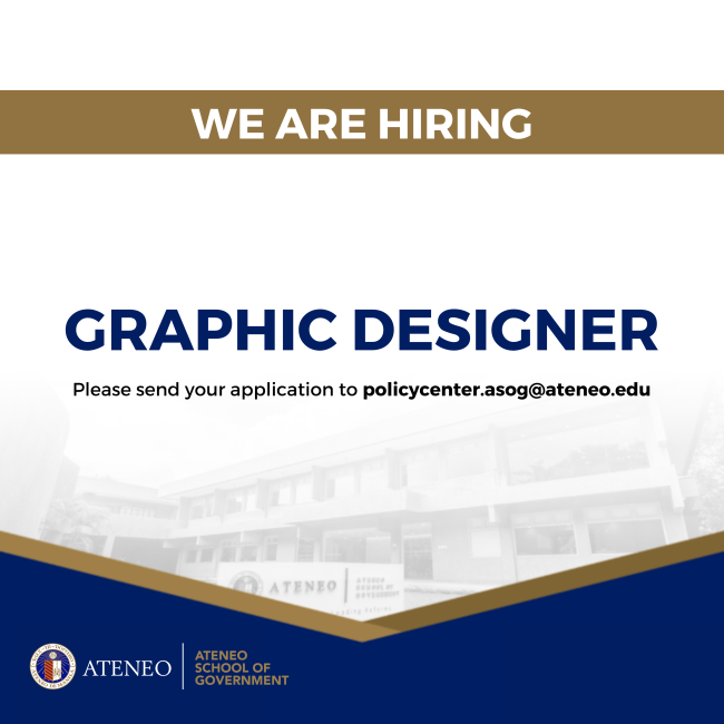 Call for Applications: Ateneo Policy Center Graphic Designer