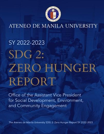 SDG2 Report Front Page