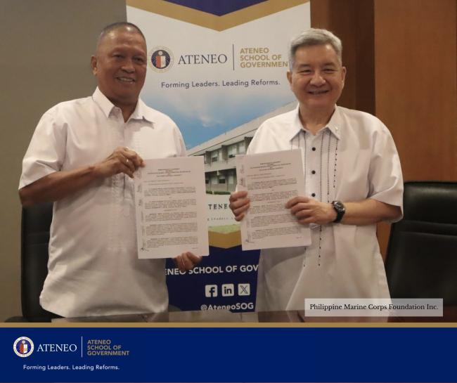ADMU MOA Signing with Philippine Marines