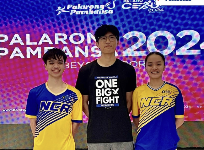 (L-R) Lucas Llarena, Gabe Samson, Ela Borres 