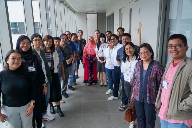 The participants, panelists, and organizers of the 1st PSHEV Write-shop for Early-Career Researchers with Dr Czarina Saloma-Akpedonu, Dean of the School of Social Sciences