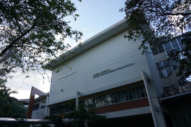 The facade of the Social Sciences building