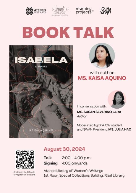 Isabela Book Talk Poster