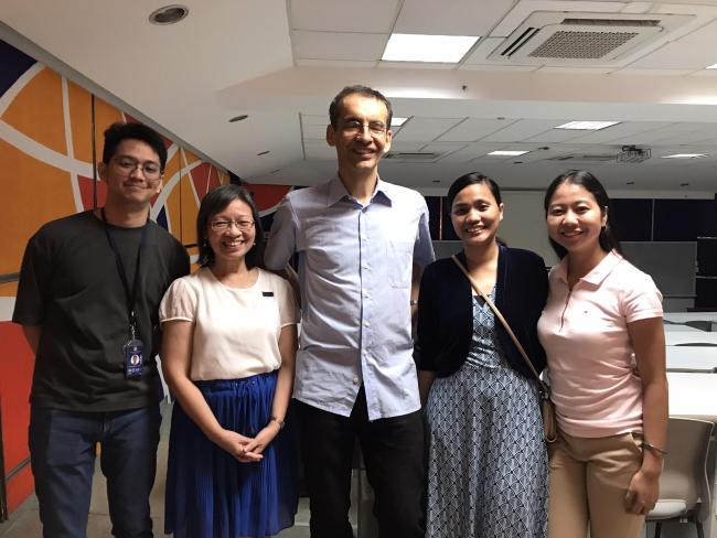 Bro Matthias with audience