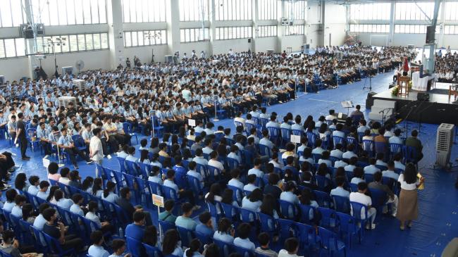 The ASHS community celebrates the Feast Day of St Peter Faber SJ in the FLC