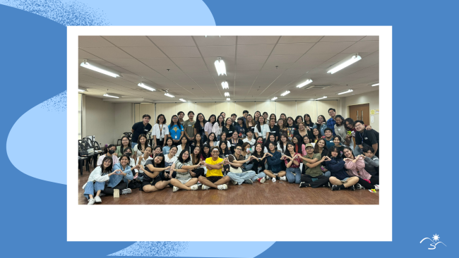 Pathways Batch 19 and Batch 16 students post for a photo