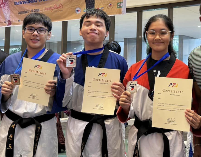 (L-R) Max Favila, Alonzo Pasion, Stefanie Leones 