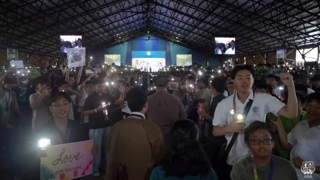 Screenshot from the video showing the Formators' Day event of 4 October 2024  