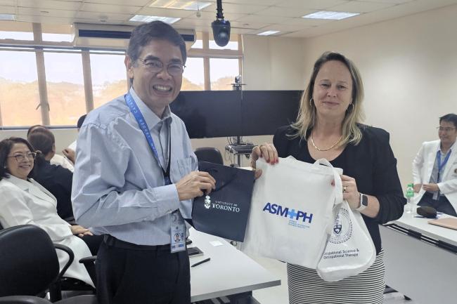 Dr Ray welcomes Dr Andrea Duncan