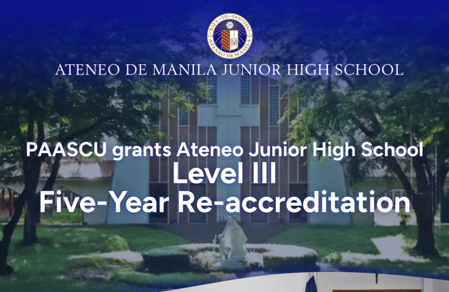 AJHS PAASCU Level III 5-year re-accreditation 2024 