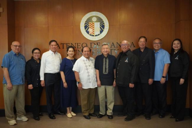 Ateneo de Manila University, Ateneo Alumni Association, Order of the Blue Eagles, and  AGS '64, AHS'68, COL'72, and ME'73 sign a Memorandum of Agreement (MOA) for the turnover of PHP1M to the Ateneo Junior High School Scholarship Program