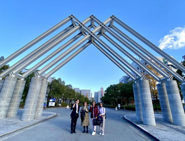 Photo with a representative from NARA Institute of Science and Technology (NAIST), Mr Motomi Takada and representatives from AIPO