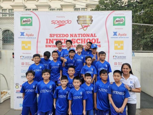 AGS swim varsity 13U boys' champ of Speedo Inter-School Short Course 