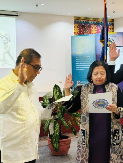 Take Oath Dr Solidum