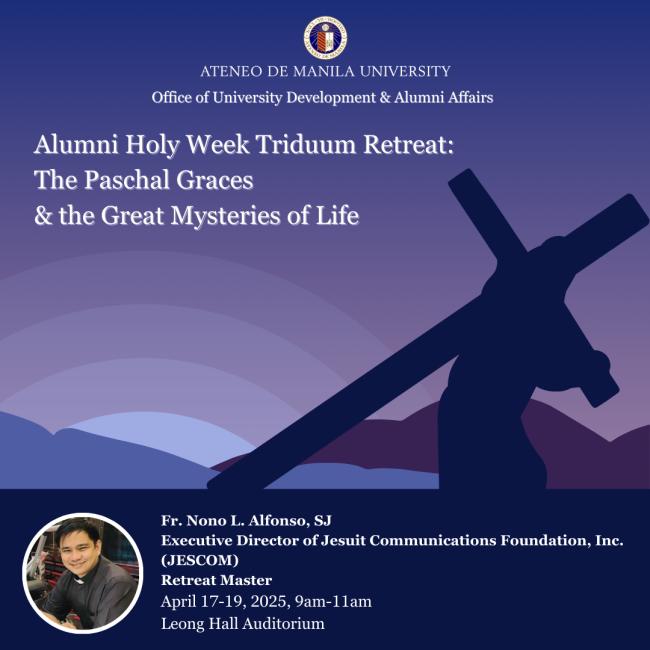 2025 Alumni Holy Week Triduum Retreat: The Paschal Graces & the Great Mysteries of Life