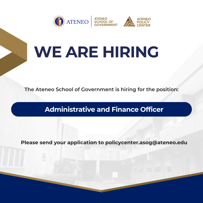 Call for Applications - Administrative and Finance Officer
