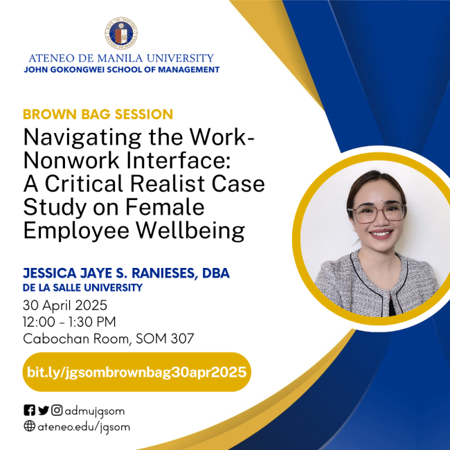 JGSOM Brown Bag sy2425 Apr30