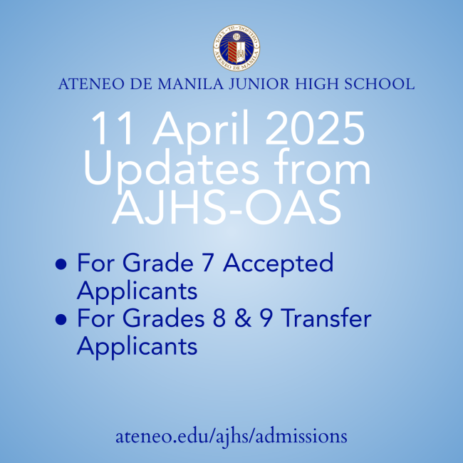 11 April 2025 Updates from AJHS-OAS 