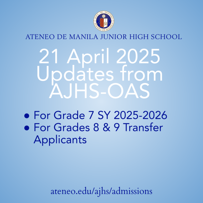 AJHS-OAS Updates 21 April 2025  